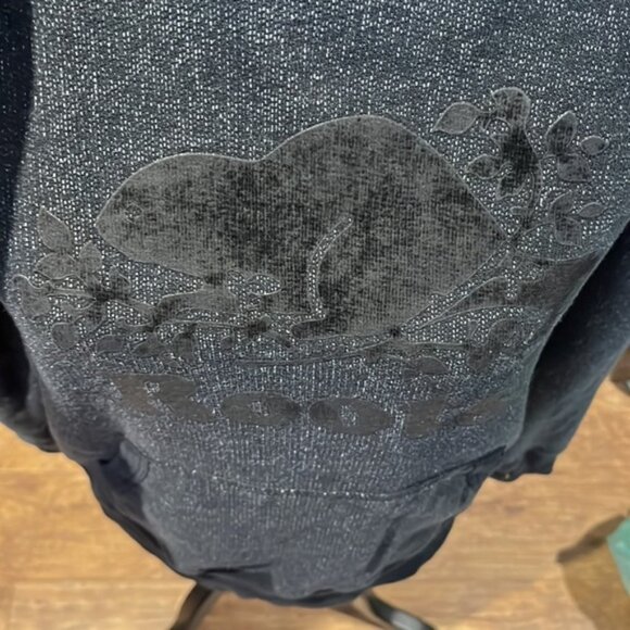 Black sparkly haltertop dynamite with pullstring adjustable … - Picture 3 of 11